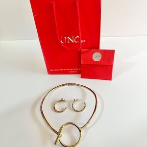 Uno de 50 - Necklace and hoops set